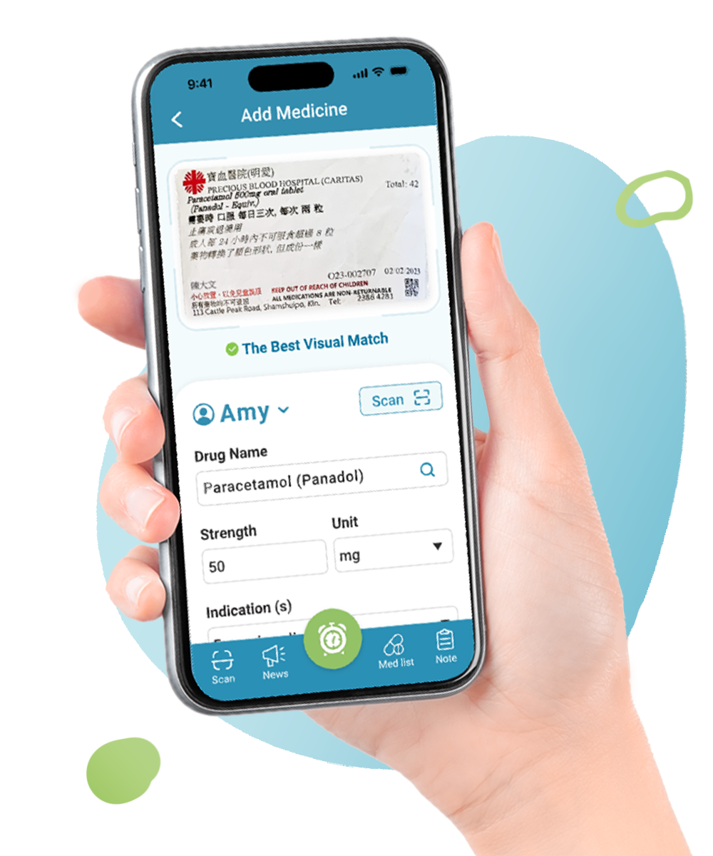PharmCare APP on Hand