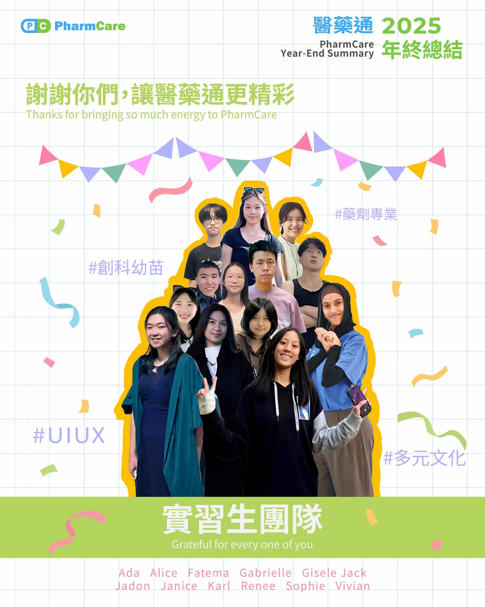 【年終總結】醫藥通 2025 年度實習生團隊